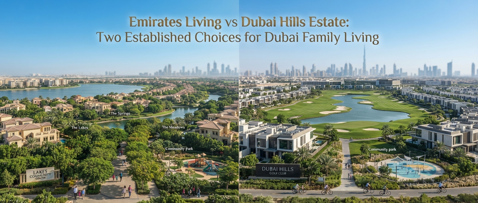 Emirates Living vs Dubai Hills Estate