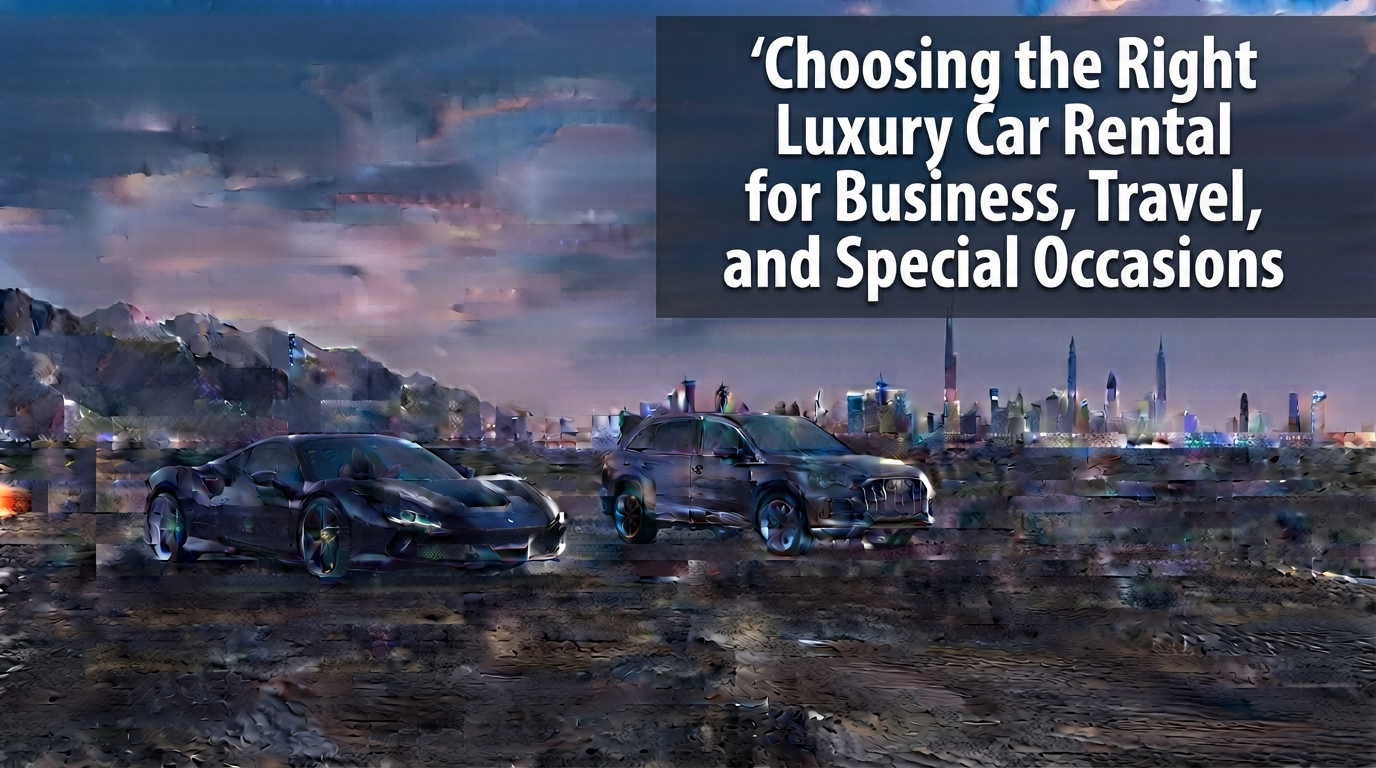 luxury car rental Dubai